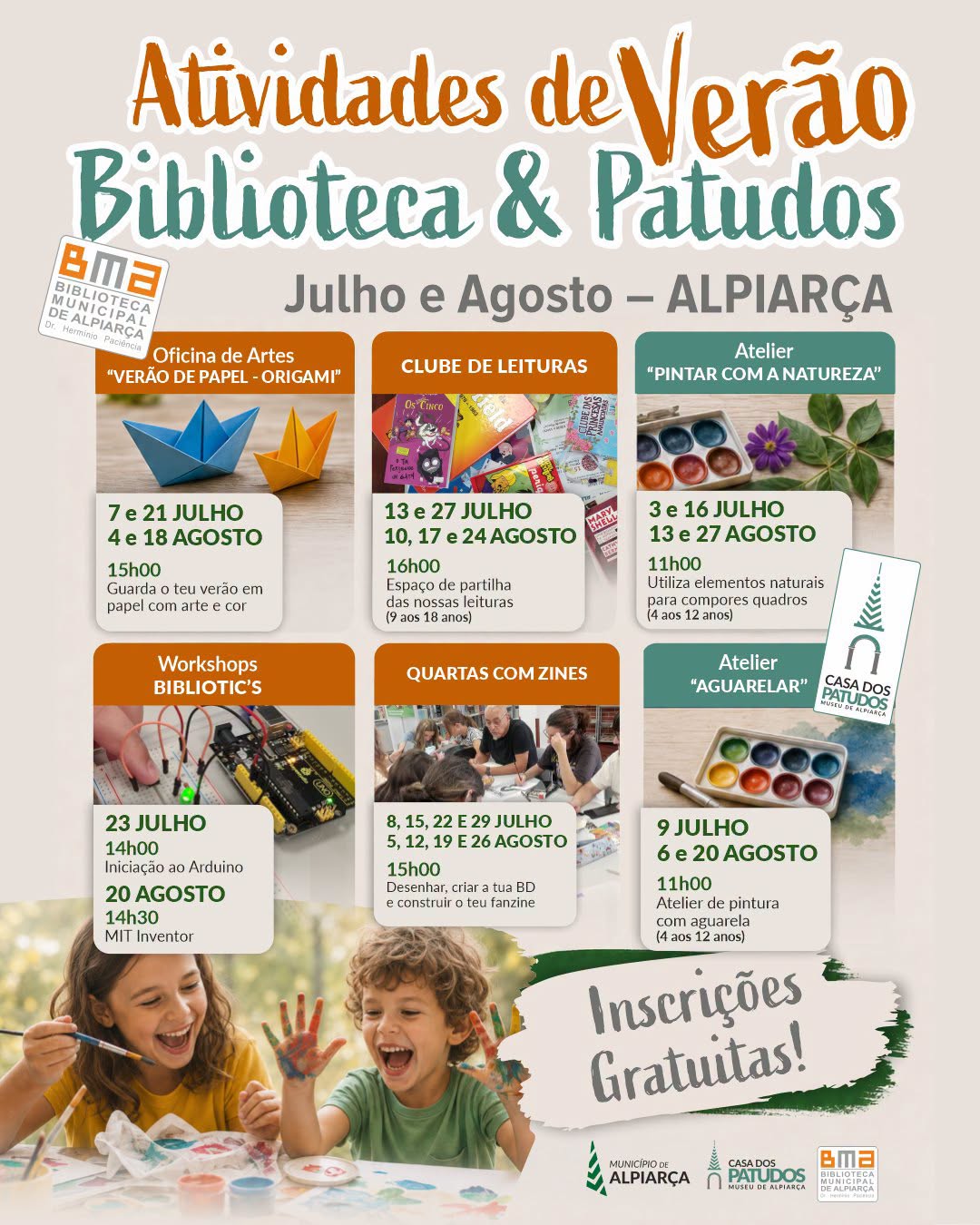 Atividades de Verão - Biblioteca & Patudos